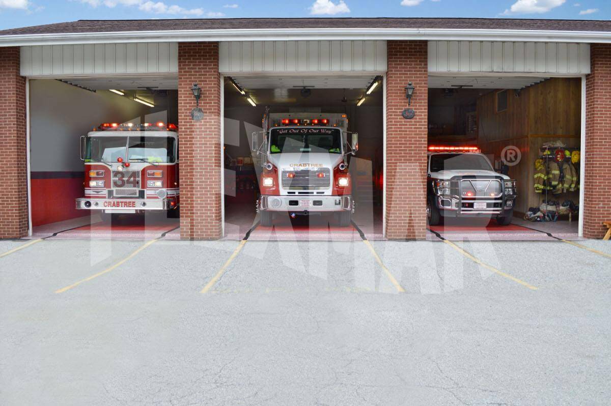 Crabtree VFD fire engines