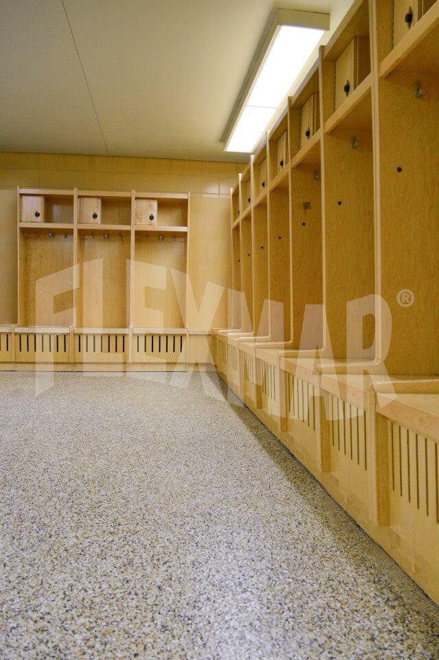 Penn State Athletic Center locker room