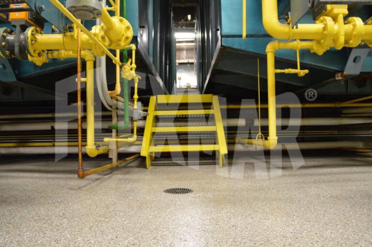 Boiler Room Flooring Flexmar Polyaspartic