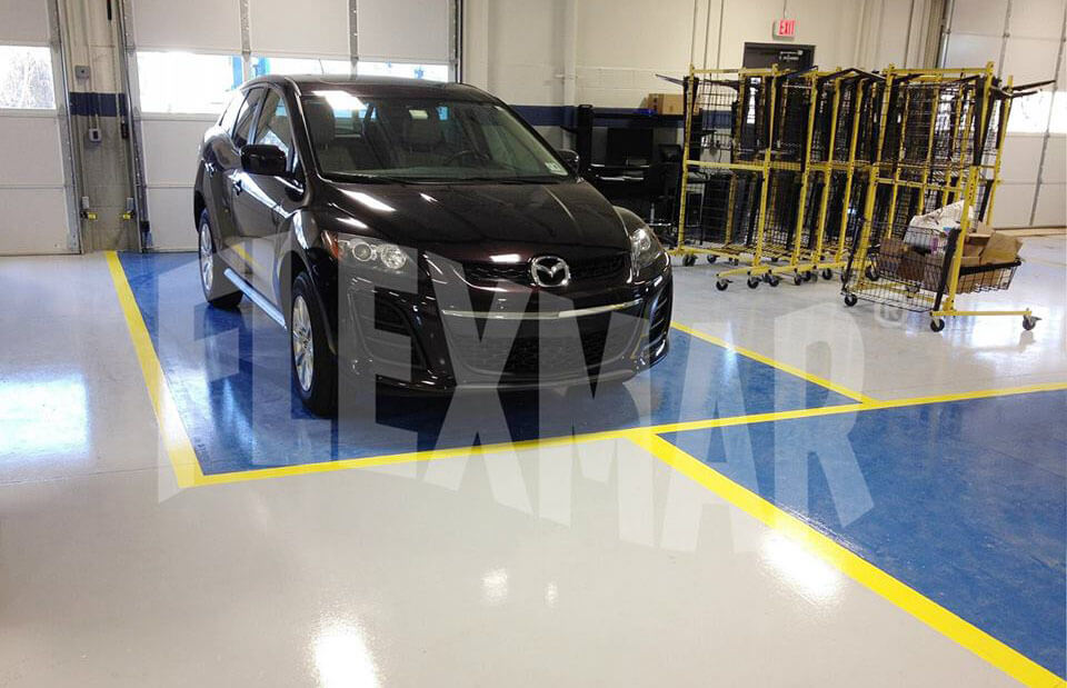 collision center solid color coating system