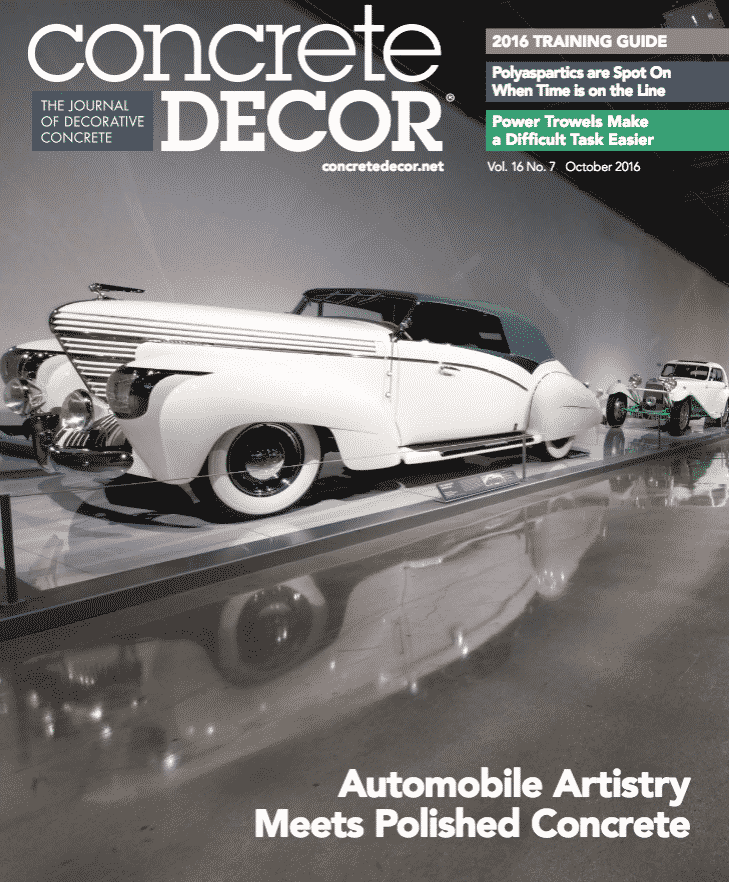 Concrete Decor Cover October 2016