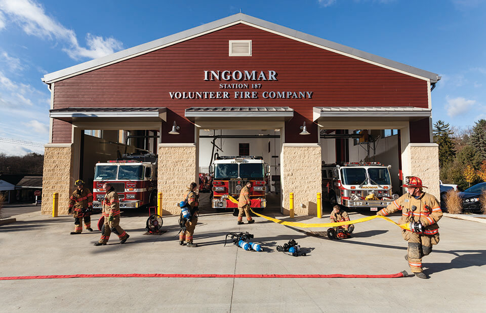 Flexmar flooring ingomar firehouse